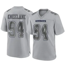Men's Marshawn Kneeland Dallas Cowboys No.94 Game Atmosphere Fashion Jersey - Gray