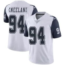 Men's Marshawn Kneeland Dallas Cowboys No.94 Limited Color Rush Vapor Untouchable Jersey - White