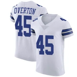 Men's Matt Overton Dallas Cowboys No.45 Elite Vapor Untouchable Jersey - White