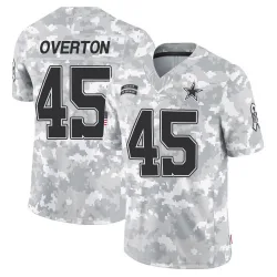 Men's Matt Overton Dallas Cowboys No.45 Limited 2024 Salute to Service Jersey - Arctic Camo