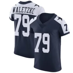 Men's Matt Waletzko Dallas Cowboys No.79 Elite Alternate Vapor Untouchable Jersey - Navy
