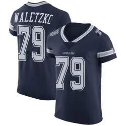 Men's Matt Waletzko Dallas Cowboys No.79 Elite Team Color Vapor Untouchable Jersey - Navy