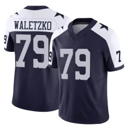 Men's Matt Waletzko Dallas Cowboys No.79 Limited Alternate Vapor F.U.S.E. Jersey - Navy