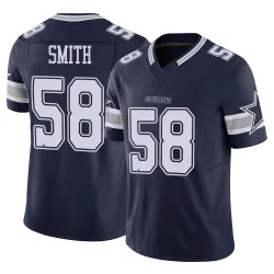Men's Mazi Smith Dallas Cowboys No.58 Limited Vapor F.U.S.E. Jersey - Navy