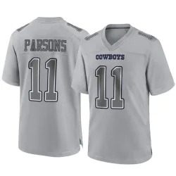 Men's Micah Parsons Dallas Cowboys No.11 Game Atmosphere Fashion Jersey - Gray