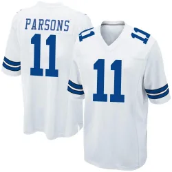Men's Micah Parsons Dallas Cowboys No.11 Game Jersey - White