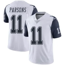 Men's Micah Parsons Dallas Cowboys No.11 Limited Color Rush Vapor Untouchable Jersey - White