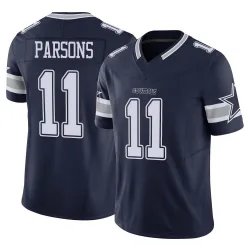 Men's Micah Parsons Dallas Cowboys No.11 Limited Vapor F.U.S.E. Jersey - Navy