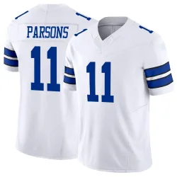 Men's Micah Parsons Dallas Cowboys No.11 Limited Vapor F.U.S.E. Jersey - White
