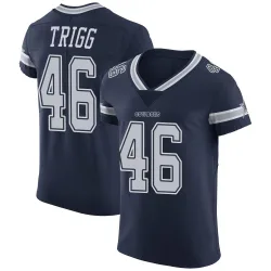 Men's Michael Trigg Dallas Cowboys No.46 Elite Team Color Vapor Untouchable Jersey - Navy