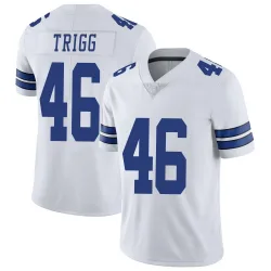 Men's Michael Trigg Dallas Cowboys No.46 Limited Vapor Untouchable Jersey - White