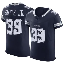 Men's Mike Smith Jr. Dallas Cowboys No.39 Elite Vapor F.U.S.E. Jersey - Navy