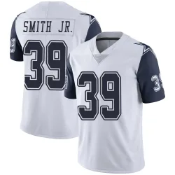Men's Mike Smith Jr. Dallas Cowboys No.39 Limited Color Rush Vapor Untouchable Jersey - White