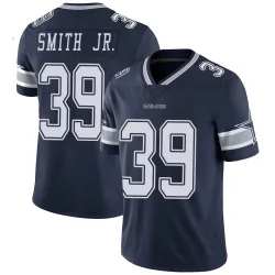 Men's Mike Smith Jr. Dallas Cowboys No.39 Limited Team Color Vapor Untouchable Jersey - Navy