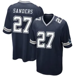 Men's Miles Sanders Dallas Cowboys No.27 Game Team Color Jersey - Navy