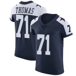 Men's Nathan Thomas Dallas Cowboys No.71 Elite Alternate Vapor Untouchable Jersey - Navy