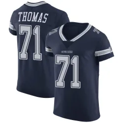 Men's Nathan Thomas Dallas Cowboys No.71 Elite Team Color Vapor Untouchable Jersey - Navy