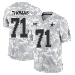 Men's Nathan Thomas Dallas Cowboys No.71 Limited 2024 Salute to Service Jersey - Arctic Camo