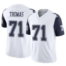Men's Nathan Thomas Dallas Cowboys No.71 Limited 2nd Alternate Vapor F.U.S.E. Jersey - White