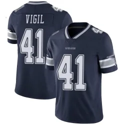 Men's Nick Vigil Dallas Cowboys No.41 Limited Team Color Vapor Untouchable Jersey - Navy