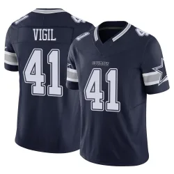 Men's Nick Vigil Dallas Cowboys No.41 Limited Vapor F.U.S.E. Jersey - Navy