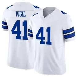 Men's Nick Vigil Dallas Cowboys No.41 Limited Vapor F.U.S.E. Jersey - White