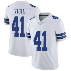 Men's Nick Vigil Dallas Cowboys No.41 Limited Vapor Untouchable Jersey - White