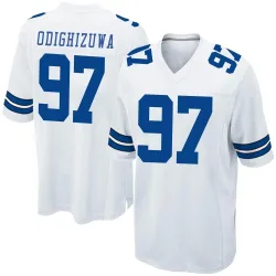 Men's Osa Odighizuwa Dallas Cowboys No.97 Game Jersey - White