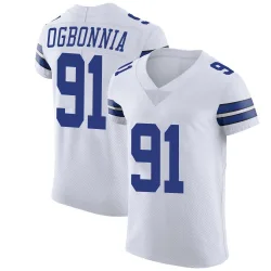 Men's Otito Ogbonnia Dallas Cowboys No.91 Elite Vapor Untouchable Jersey - White