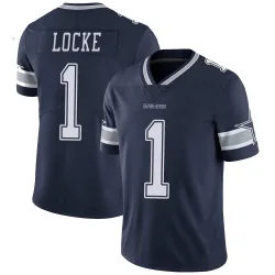 Men's P.J. Locke Dallas Cowboys No.1 Limited Team Color Vapor Untouchable Jersey - Navy