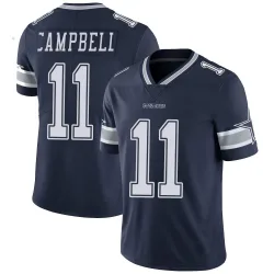 Men's Parris Campbell Dallas Cowboys No.11 Limited Team Color Vapor Untouchable Jersey - Navy