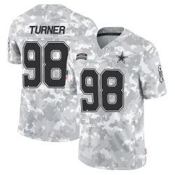 Men's Payton Turner Dallas Cowboys No.98 Limited 2024 Salute to Service Jersey - Arctic Camo