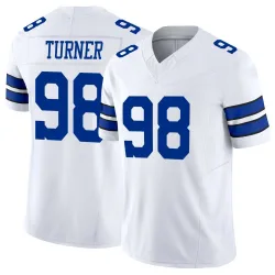 Men's Payton Turner Dallas Cowboys No.98 Limited Vapor F.U.S.E. Jersey - White