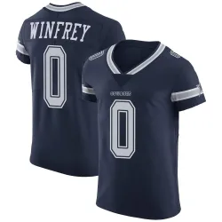 Men's Perrion Winfrey Dallas Cowboys No.0 Elite Team Color Vapor Untouchable Jersey - Navy