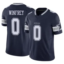 Men's Perrion Winfrey Dallas Cowboys No.0 Limited Vapor F.U.S.E. Jersey - Navy
