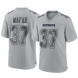 Men's Phil Mafah Dallas Cowboys No.37 Game Atmosphere Fashion Jersey - Gray