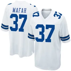Men's Phil Mafah Dallas Cowboys No.37 Game Jersey - White