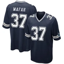 Men's Phil Mafah Dallas Cowboys No.37 Game Team Color Jersey - Navy
