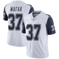 Men's Phil Mafah Dallas Cowboys No.37 Limited Color Rush Vapor Untouchable Jersey - White