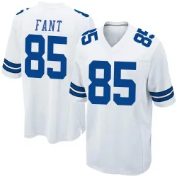 Men's Princeton Fant Dallas Cowboys No.85 Game Jersey - White