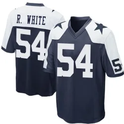 Men's Randy White Dallas Cowboys No.54 Game Throwback Jersey - Navy Blue