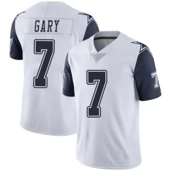 Men's Rashan Gary Dallas Cowboys No.7 Limited Color Rush Vapor Untouchable Jersey - White