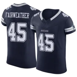 Men's Rivaldo Fairweather Dallas Cowboys No.45 Elite Vapor F.U.S.E. Jersey - Navy