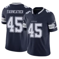 Men's Rivaldo Fairweather Dallas Cowboys No.45 Limited Vapor F.U.S.E. Jersey - Navy