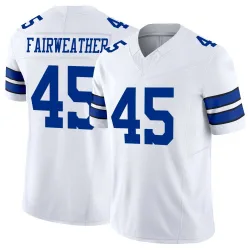 Men's Rivaldo Fairweather Dallas Cowboys No.45 Limited Vapor F.U.S.E. Jersey - White