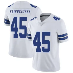 Men's Rivaldo Fairweather Dallas Cowboys No.45 Limited Vapor Untouchable Jersey - White
