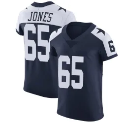 Men's Robert Jones Dallas Cowboys No.65 Elite Alternate Vapor Untouchable Jersey - Navy