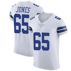 Men's Robert Jones Dallas Cowboys No.65 Elite Vapor Untouchable Jersey - White