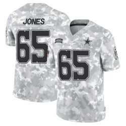 Men's Robert Jones Dallas Cowboys No.65 Limited 2024 Salute to Service Jersey - Arctic Camo