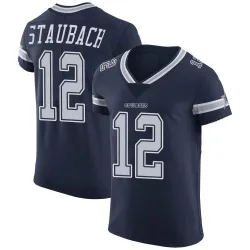 Men's Roger Staubach Dallas Cowboys No.12 Elite Team Color Vapor Untouchable Jersey - Navy
